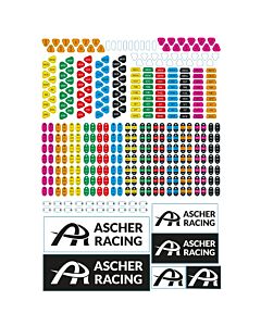 Ascher-Racing McLAREN Labels